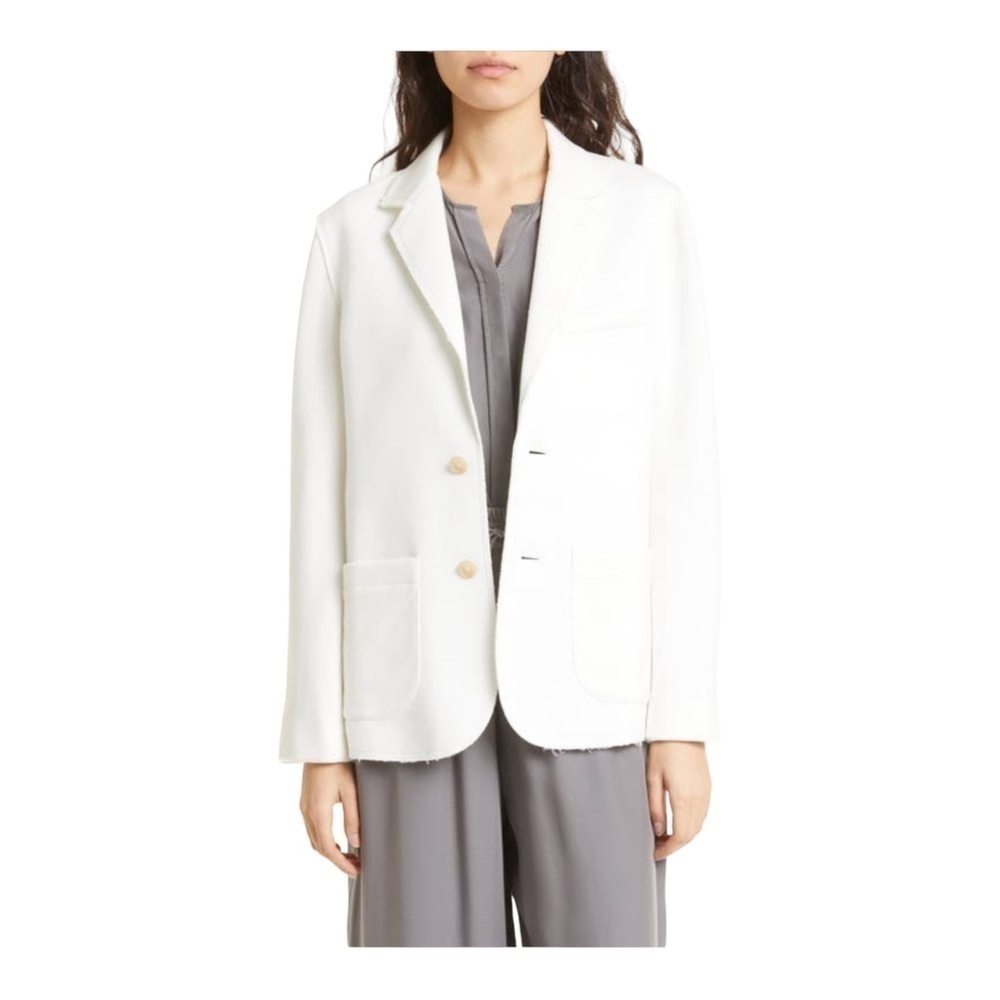 ATM Anthony Thomas Melillo Relaxed Blazer - Chalk NWT